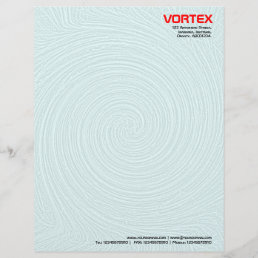 Vortex - White to Pale Blue Letterhead