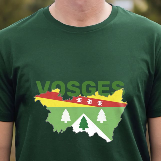 Vosges Map with Coat of Arms T-Shirt (Vosges Map with Coat of Arms T-Shirt)
