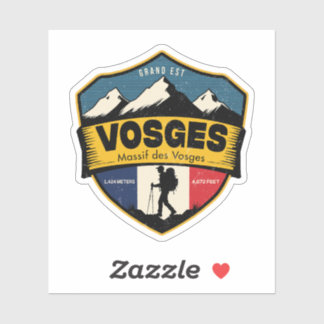 Vosges, Massif des Vosges Mountain Sticker
