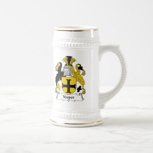 Vosper Family Crest Beer Stein
