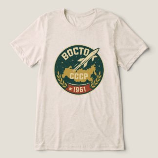 vostok spaceship 1961 Tri-Blend shirt