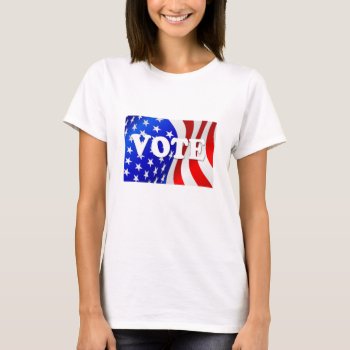Vote 1 T-shirt by profilesincolor at Zazzle
