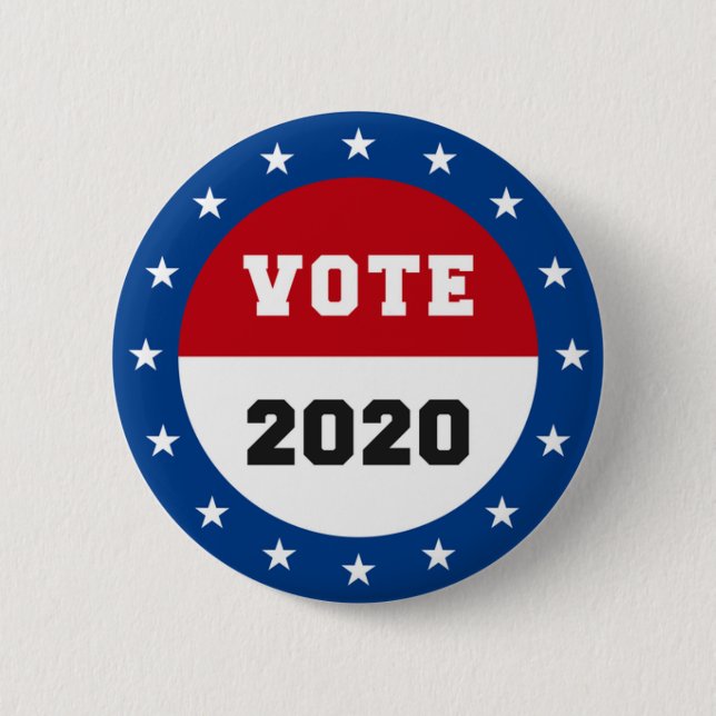 Vote 2020 Election Button (Front)