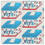 VOTE 2020 Election Day USA Voting Ballot Box Fabric