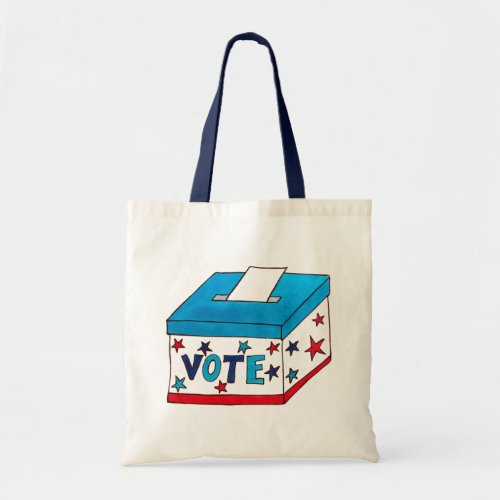 VOTE 2020 Election Day USA Voting Ballot Box Tote Bag