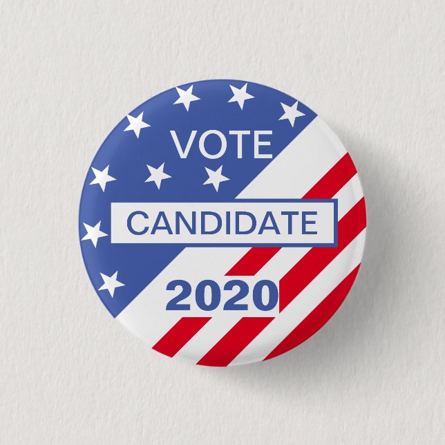 VOTE 2020 ELECTION USA BUTTON (Front)