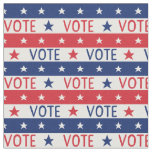 VOTE 2020 stars and stripes pattern Fabric