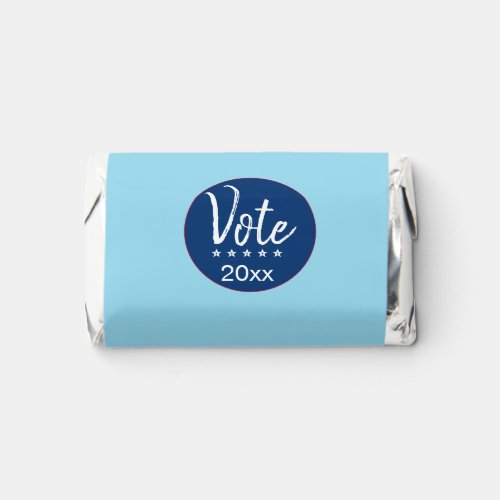 Vote 2022 Election Five Stars Blue Non_Partisan Hersheys Miniatures