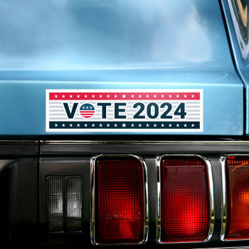 Vote 2024 Bumper Sticker by J32Teez at Zazzle