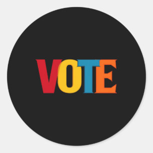 Vote 2024  classic round sticker