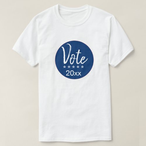 Vote 2024 Election Five Stars Blue Non_Partisan T_Shirt