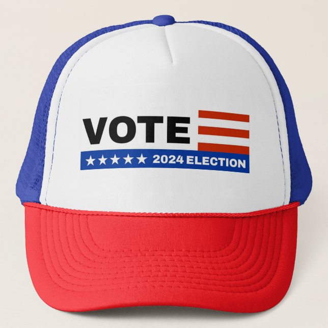 Vote 2024 Election Trucker Hat (Front)