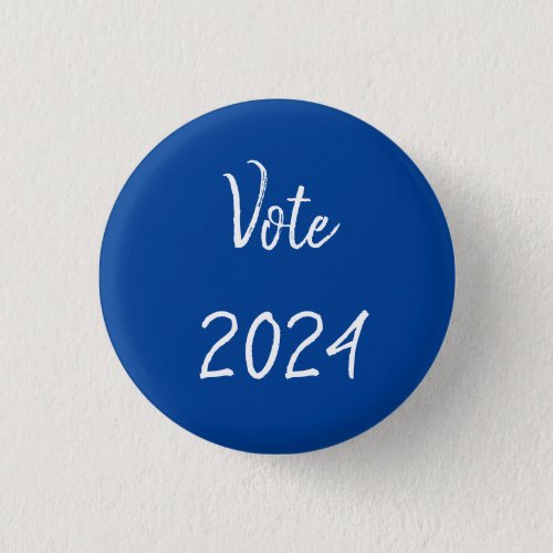 Vote 2024 Presidential Election Blue Political Button
