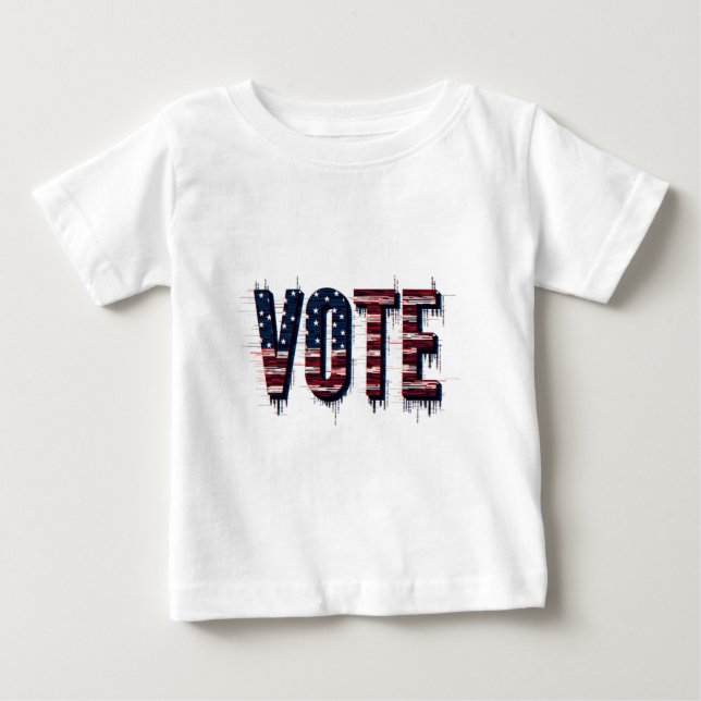 Vote 2024 US Election Baby T-Shirt (Front)