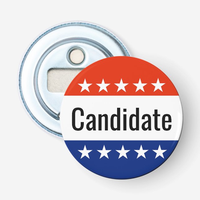 Vote 2026 Midterm Election Bottle Opener (Front)