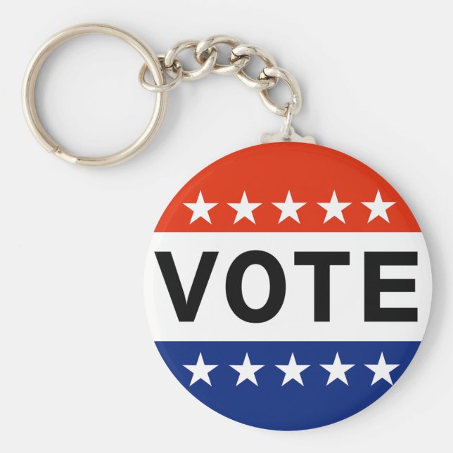 Vote 2026 Midterm Election Keychain (Front)