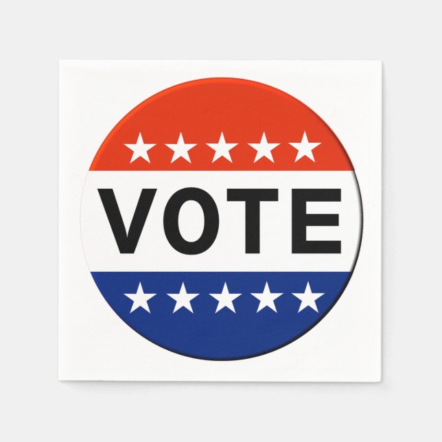 Vote 2026 Midterm Election Napkins (Front)