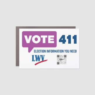 VOTE 411 Car Magnet