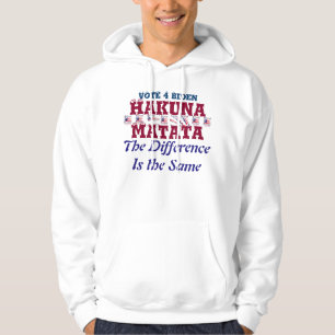 Vote 4 Biden Hakuna Matata Difference is the Same Hoodie