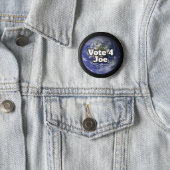 Vote 4 Joe (whole Earth from space) Button (In Situ)