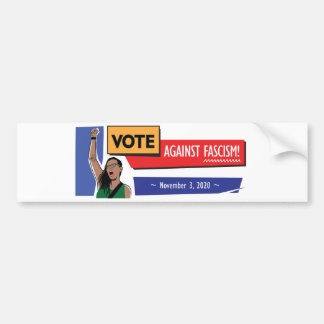 Vote Against Fascism Bumper Sticker