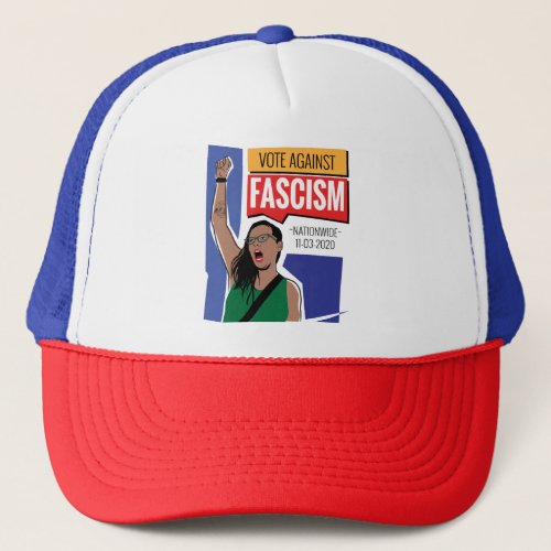 Vote Against Fascism Trucker Hat