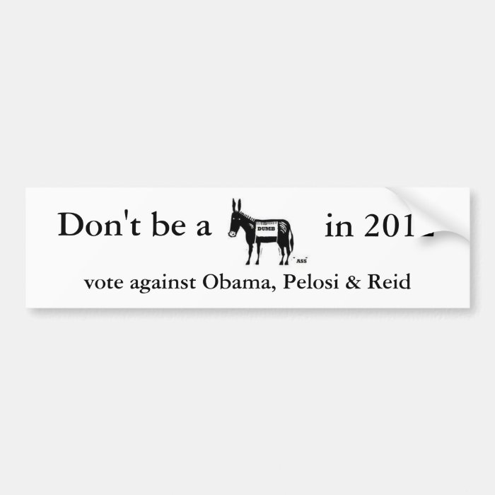 vote against obama bumper sticker