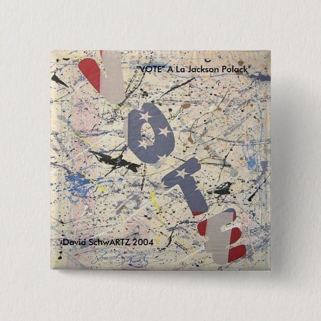 VOTE al Jackson Polack.artzworks.c... - Customized Pinback Button (Front)