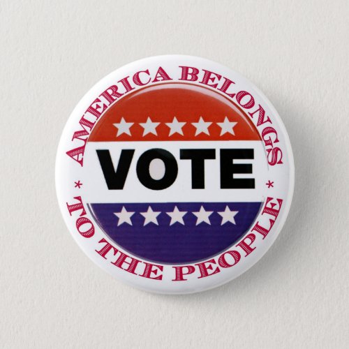 Vote America Button