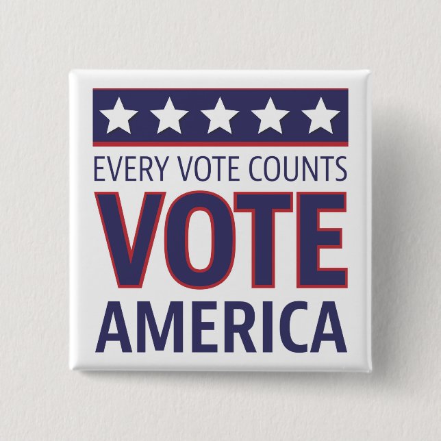Vote America Button (Front)