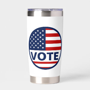 Vote American Flag Presidential Election Insulated Tumbler