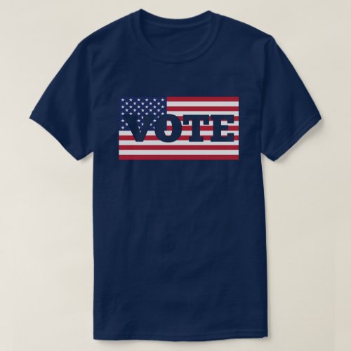 Vote American Flag T_Shirt