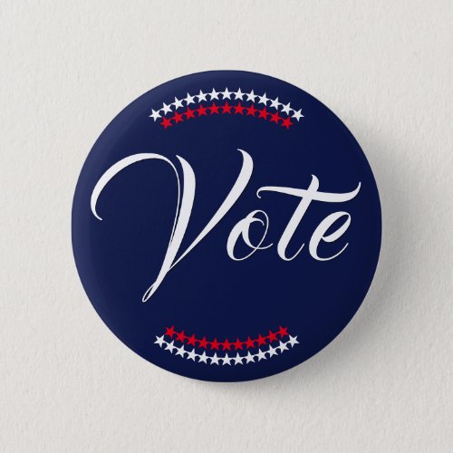 Vote American Presidential Election Patriotic 2024 Button
