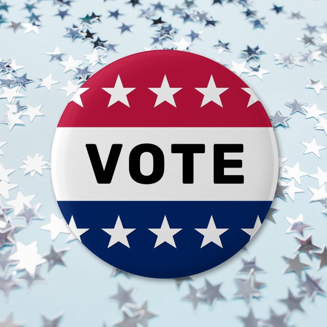 Vote American Presidential Election USA Patriotic Button (Vote American Presidential Election USA Patriotic Button)