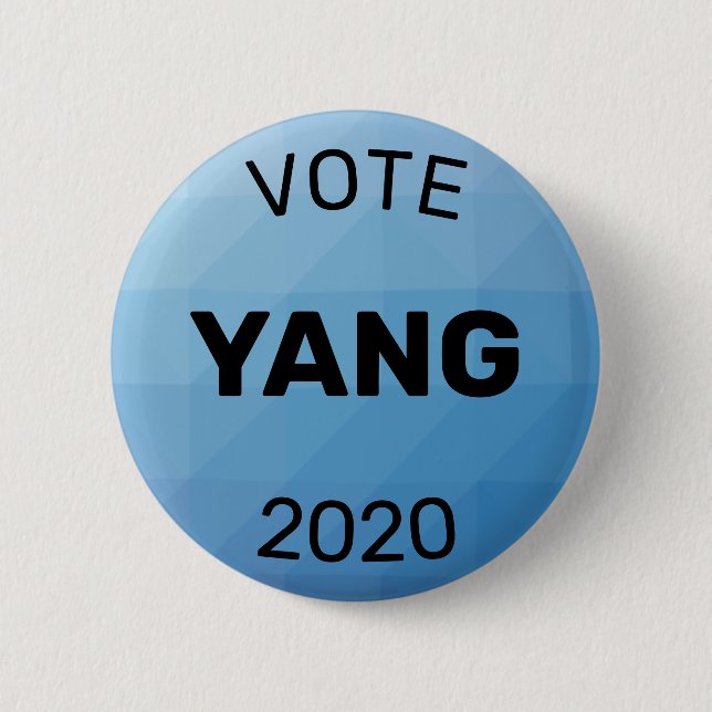 Vote Andrew Yang 2020 Button (Front)