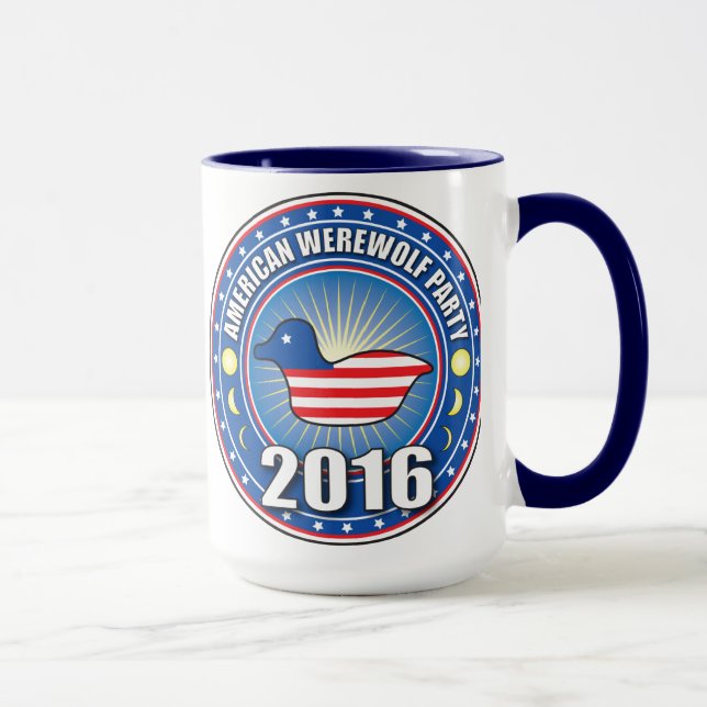 VOTE BACON the Werewolf Party Mug (Right)
