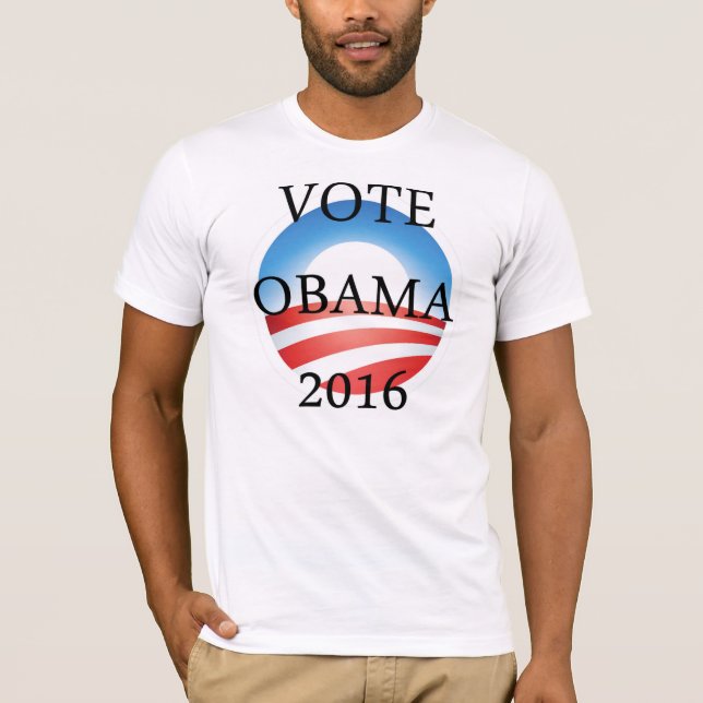 Vote Barack Obama 2016 Presidential Election T-Shirt (Front)