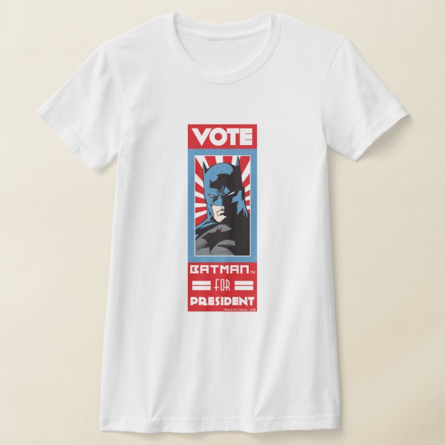 Vote Batman for President T-Shirt (Laydown)
