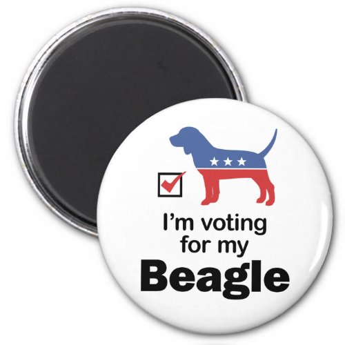Vote Beagle Magnet