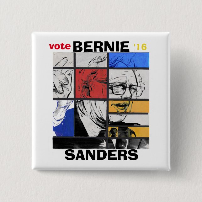 Vote Bernie '16 Button (Front)