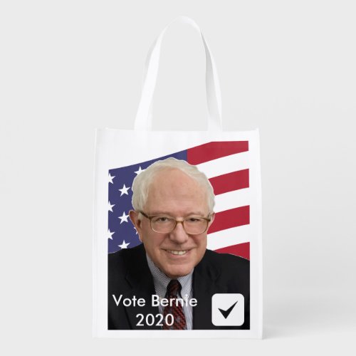 Vote BERNIE SANDERS for President 2020 Grocery Bag