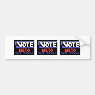 Vote Beto For Texas Bumper Sticker