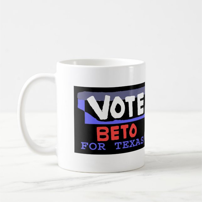 Vote Beto For Texas Design Coffee Mug (Left)