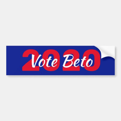 Vote Beto ORourke for 2020 President Bumper Sticker