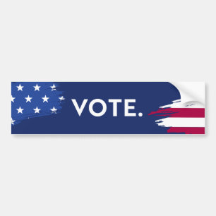 Vote. Biden 2020 Democratic Anti-Trump Anti-Racism Bumper Sticker