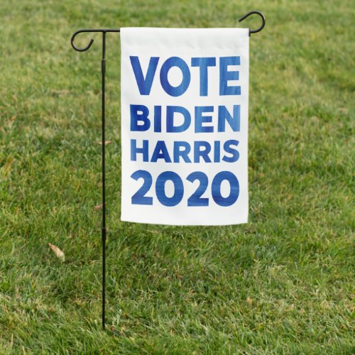 Vote Biden Harris 2020 bold watercolor 2_sided Garden Flag