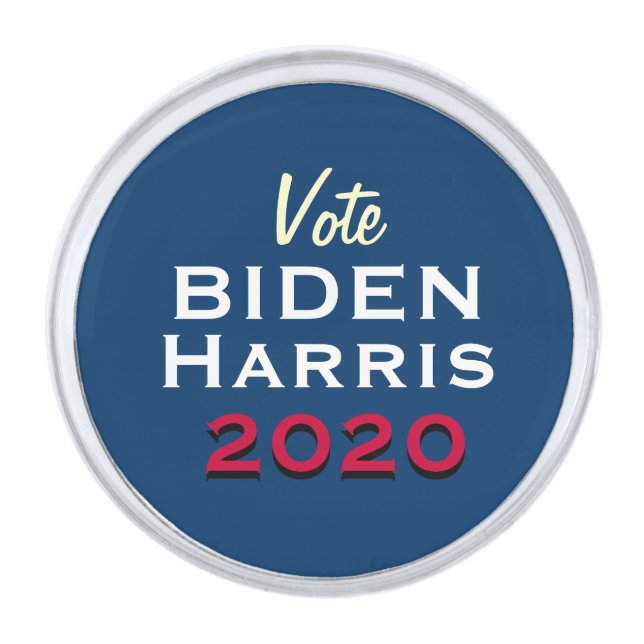 Vote BIDEN HARRIS 2020 Campaign Lapel Pin (Front)