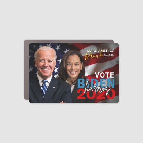 Vote Biden Harris 2020 Election Patriotic Photo Car Magnet