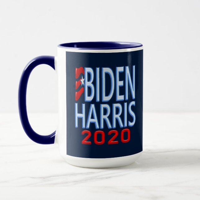 Vote Biden Harris President 2020 Election 15 oz Mug (Left)