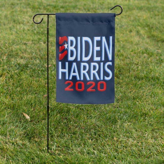 Vote Biden Harris President 2020 Election Campaign Garden Flag (In SItu)